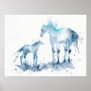 Recherche de cheval abstrait posters Aquarelle