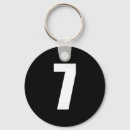 Recherche de numéro 7 porteclés Sept