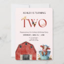 Recherche de farm 1ans anniversaire invitations Fille