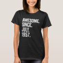 Search for made in 1957 tshirts Retro