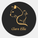 Recherche de miaou autocollants Noir