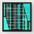 Recherche de turquoise et noir art Rétro