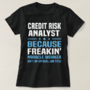 Search for credit analyst tshirts Job