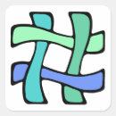 Recherche de hashtags autocollants Balise