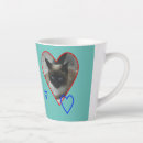 Search for heart cats mugs Siamese cat