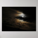Search for night clouds posters Moon