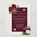 Search for burgundy and champagne wedding invitations Floral