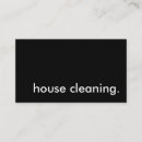 Search for house cleaning business cards Services