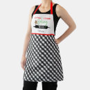 Search for holiday aprons plaid