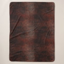Search for faux leather blankets Western