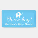 Recherche de elephant baby shower decoration banderoles Bleu
