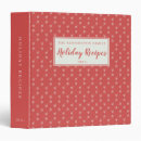 Search for holiday recipe binders Cookbook