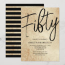 Recherche de gold 50th birthday invitations Fête d'anniversaire pour adulte