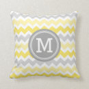 Search for yellow and grey chevron pillows Preppy