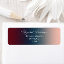 Search for pink and navy return address labels Summer