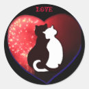 Recherche de amour chat autocollants Chats