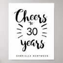Search for cheers to 30 years posters 30th
