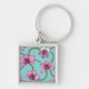 Search for pink orchid keychains Botanical