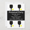 Search for pickleball paddle invitations Yellow