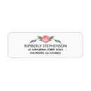 Search for peony wedding return address labels Watercolor