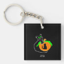 Search for pumpkin square keychains Black cat