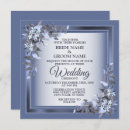 Search for navy and silver wedding invitations Floral