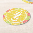 Recherche de tranche citron de dessous de verres Oranges