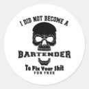 Search for waiter stickers Barman