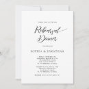 Search for stylish rehearsal dinner invitations Classic