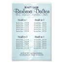 Search for nail salon price list posters Hair