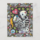Search for romantic goth postcards Skulls