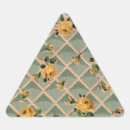 Recherche de triangle rose autocollants Fleurs