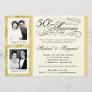 Recherche de 50th wedding anniversary invitations Cinquante