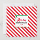 Search for stripes christmas cards Candy cane
