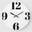 Search for minimalist black and white clocks Monochrome