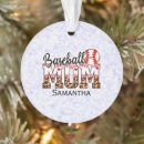 Search for baseball mom ornaments For her