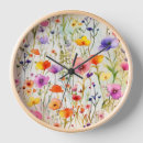 Recherche de fleurs colorées horloges Violet