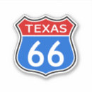 Search for route 66 stickers Texas