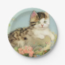 Search for vintage cat plates Flowers
