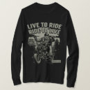 Search for live to ride tshirts Biker