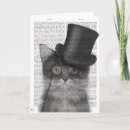 Search for grey cat cards Steampunk