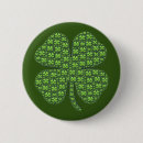 Search for 4 leaf clover button buttons Irish