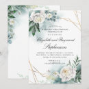 Search for watercolor anniversary invitations Greenery