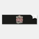 Search for leaving bumper stickers Retired 2026