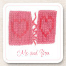 Recherche de tricot dessous de verres Amour