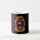 Search for happy thanksgiving turkey mugs Thankful