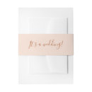 Search for wedding invitation belly bands Chic