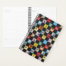 Search for black and white checkered planners Vintage