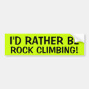 Search for rock climbing bumper stickers Hiking