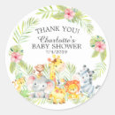Search for zoo animals stickers Safari baby shower